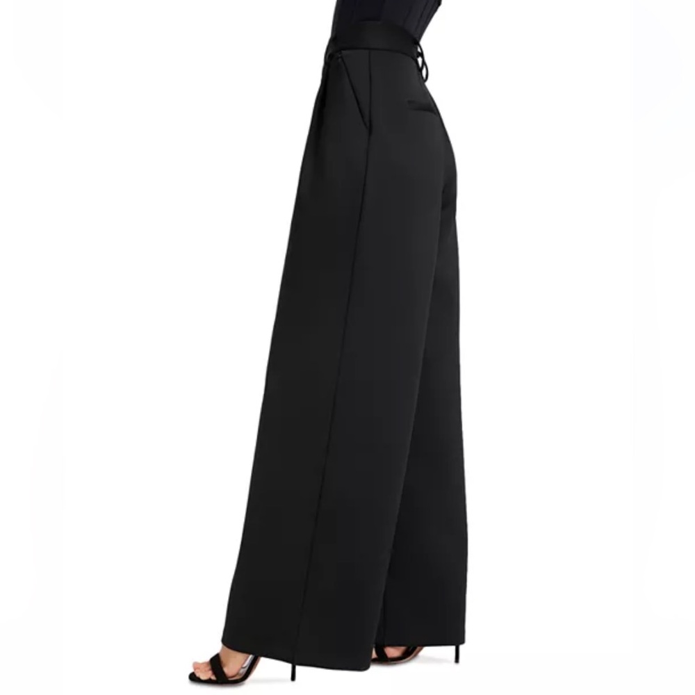 Good American Black Scuba Trousers - Picture 2 of 5